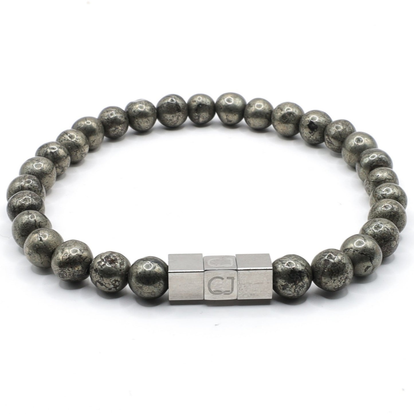 Cornelia Jay Gems (CJ) armband, model ''peru'', van pyriet, in collectie man