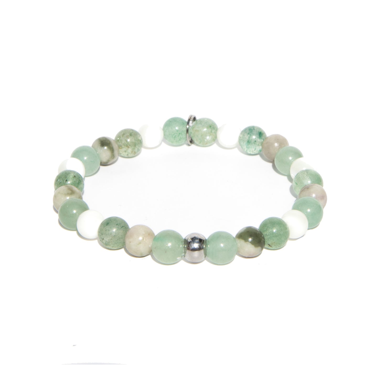 Aardbeienkwarts groen armband kids