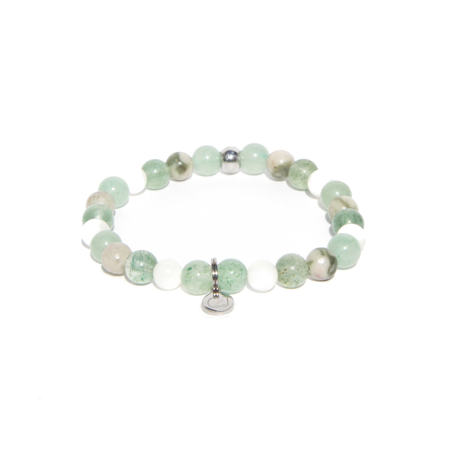 Aardbeienkwarts groen armband kids