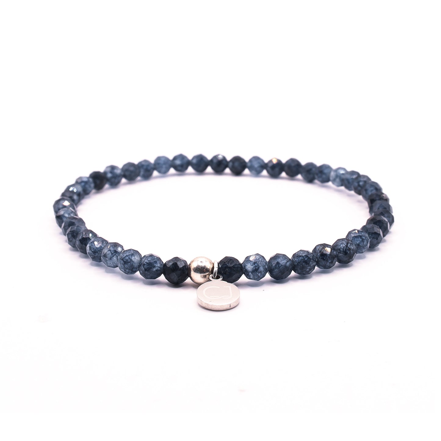 Spinel saffier blauw facet armband