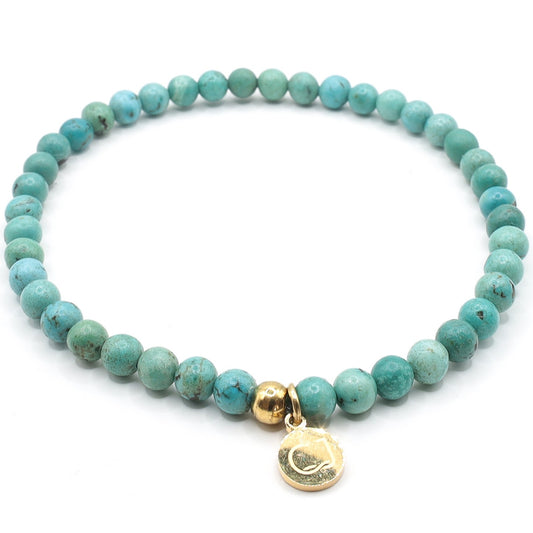Cornelia Jay Gems (CJ) armband, model ''monterey'', van turkoois, in collectie vrouw