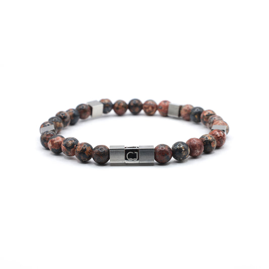 Jaspis luipaard armband