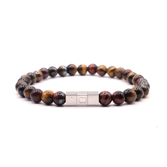 Tijgeroog mix armband