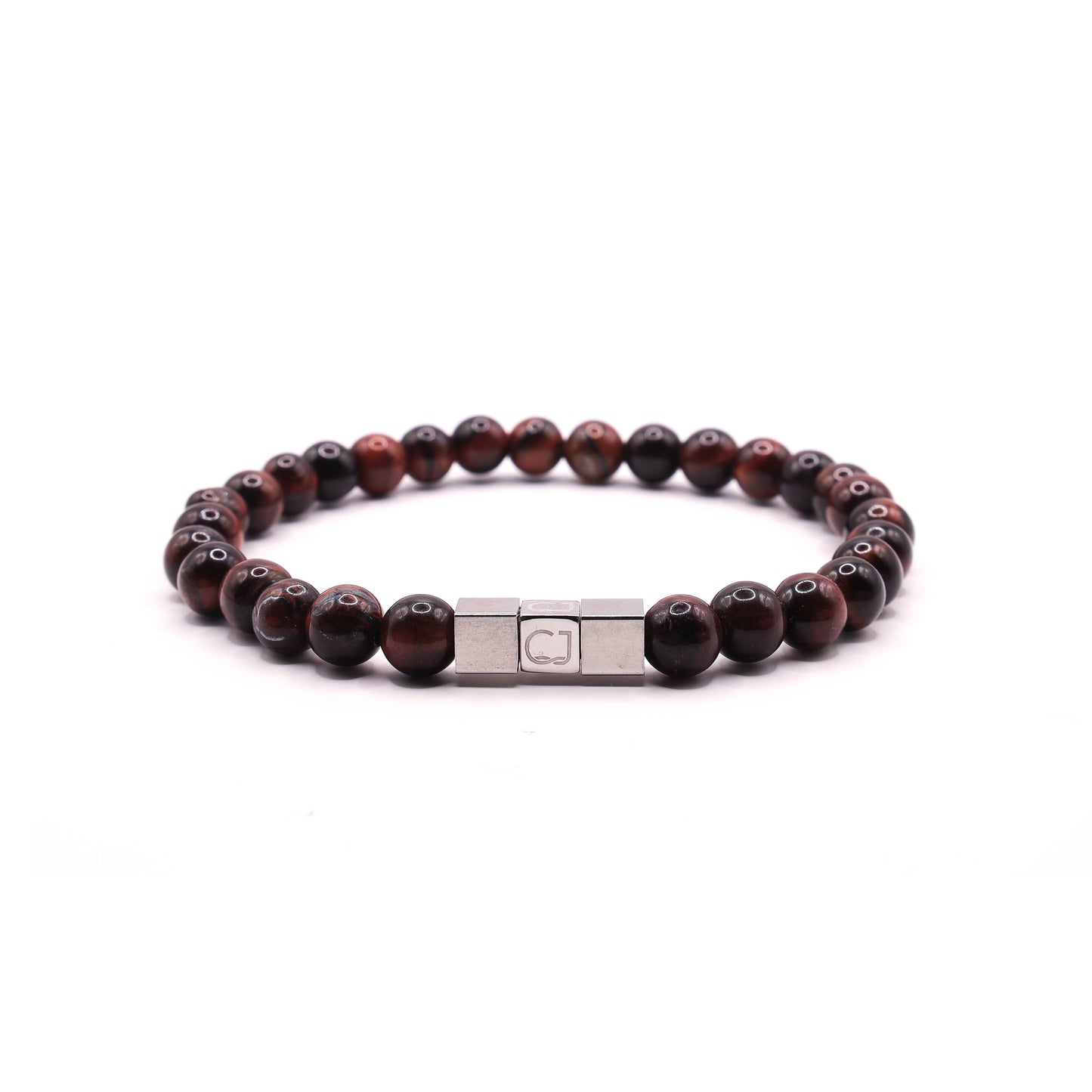 Tijgeroog rood armband