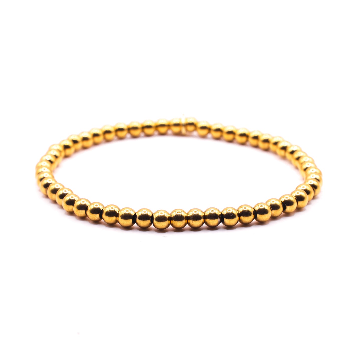 Goud staal armband