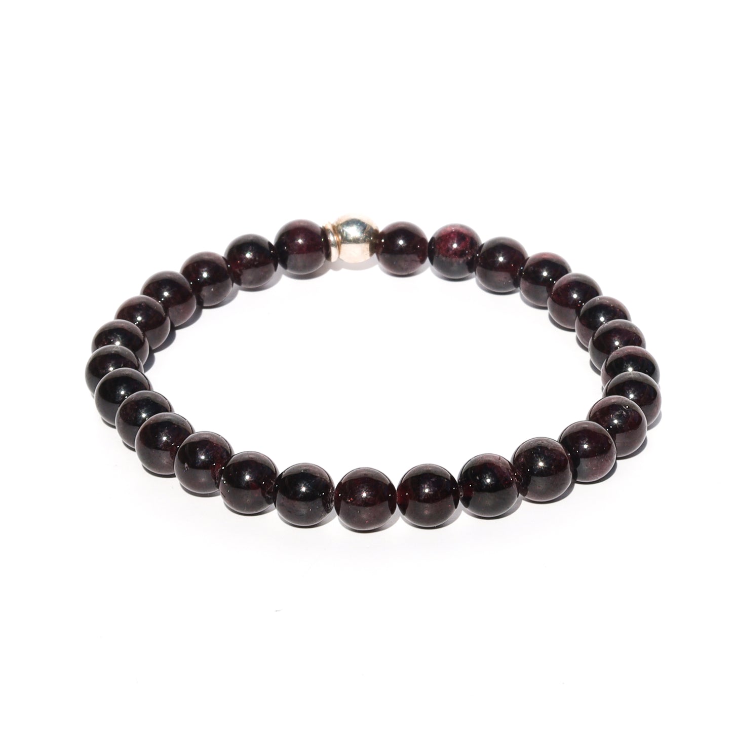 Granaat rood armband