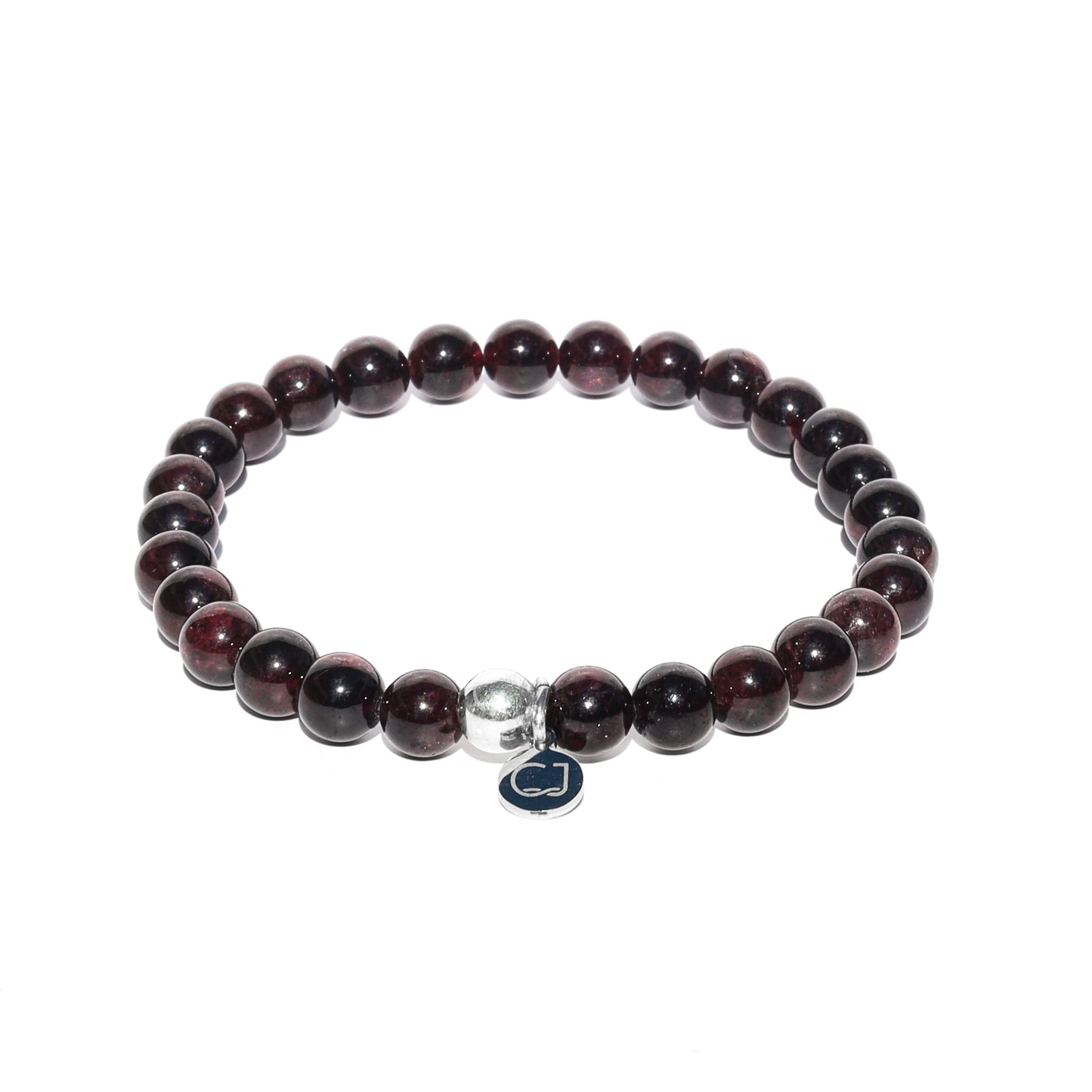 Granaat rood armband