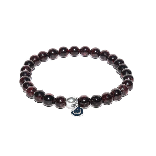 Granaat rood armband