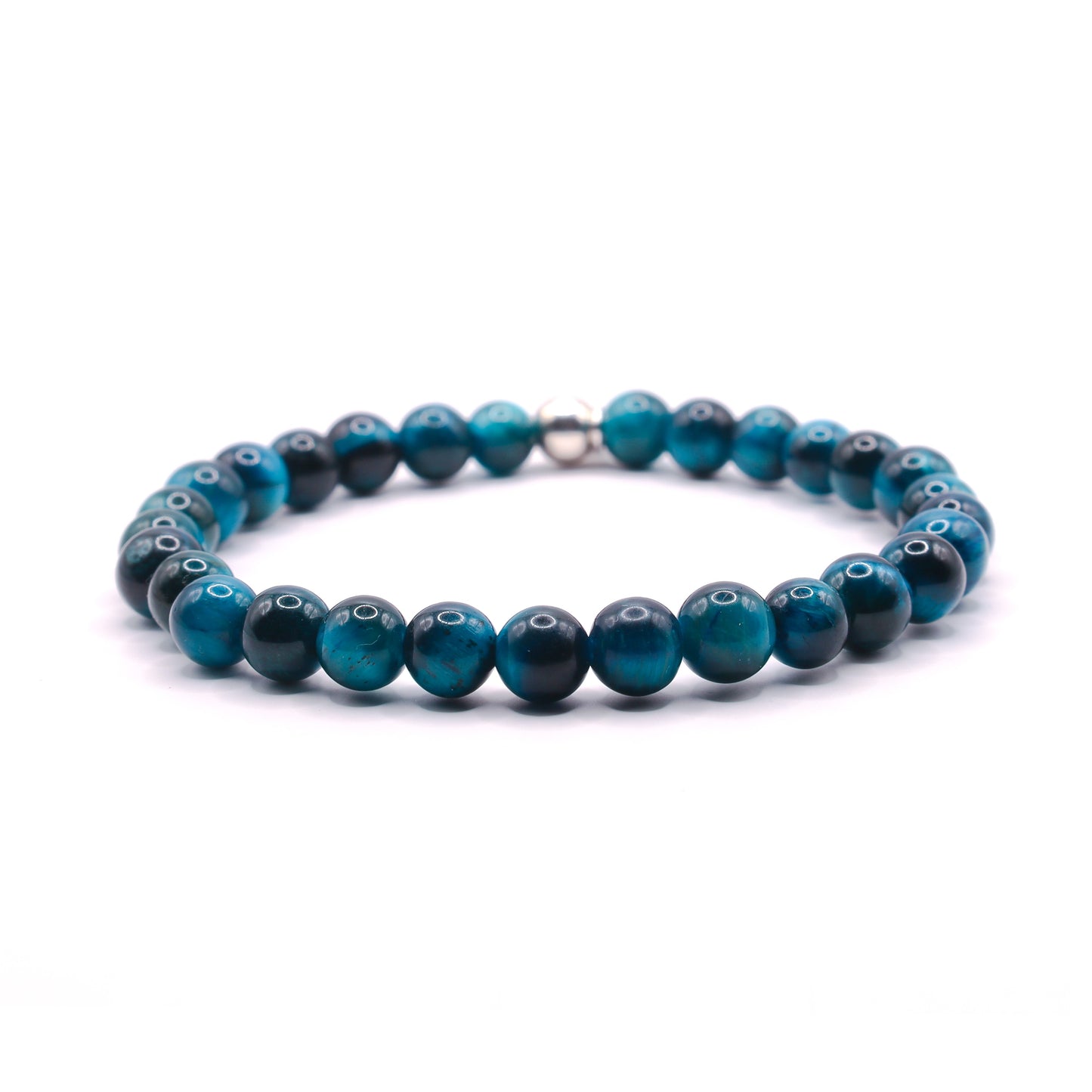 Tijgeroog blauw armband