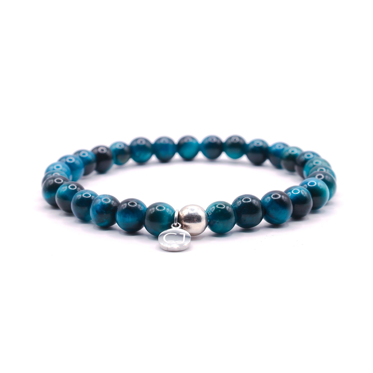 Tijgeroog blauw armband