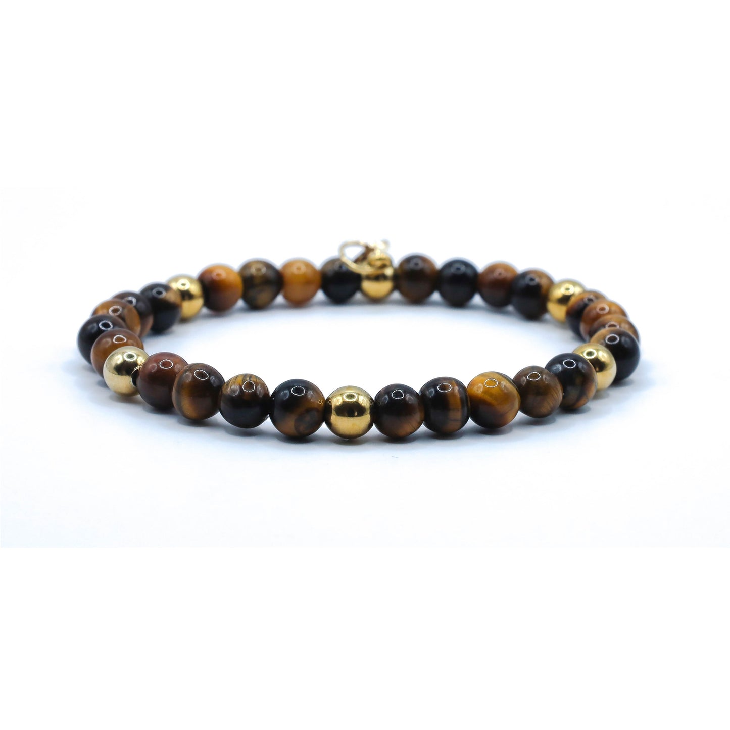 Tijgeroog goud armband