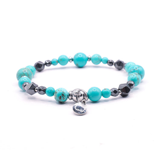 Turqueniet & Hematiet armband
