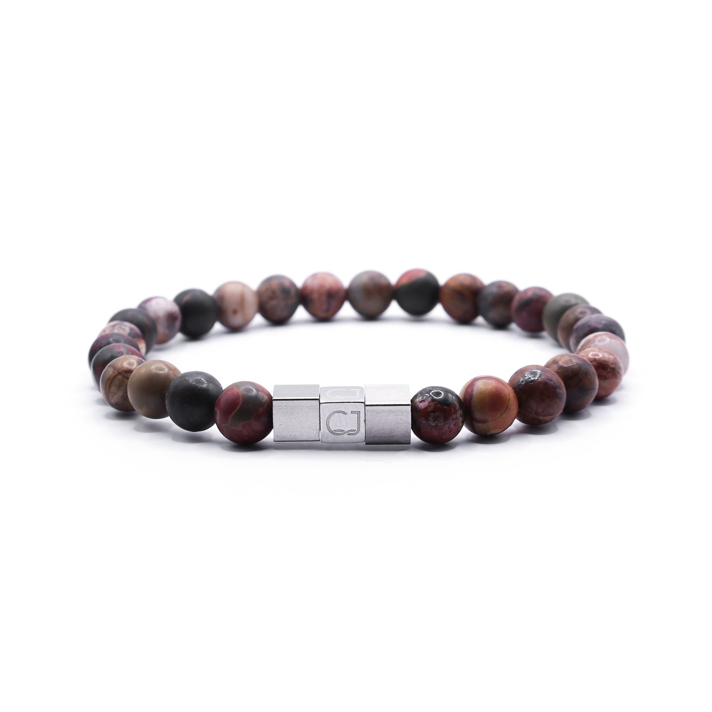 Howliet roodbruin armband